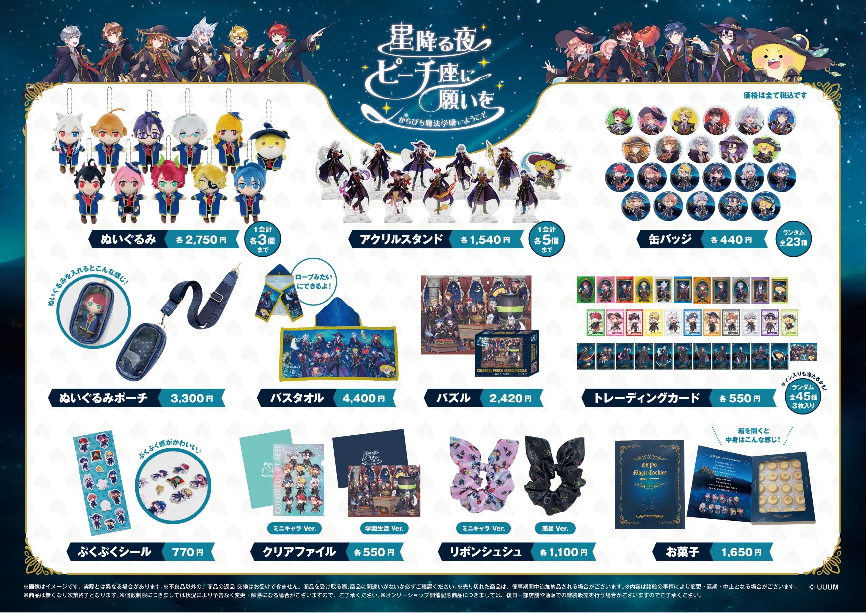 からぴち魔法学園　パズル　星降る夜ピーチ座に願いを レア?!星降る夜ピーチ座に願いを からぴち魔法学園 パズル 新品