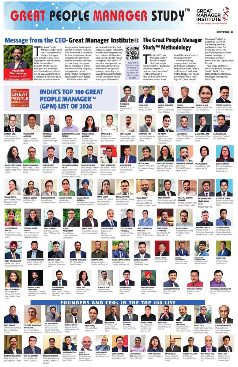 08rishav's tweet photo. Got featured in today’s @EconomicTimes as India’s Top 100 People Managers 🤍

#GML2024 @GreatManagerI @Earn_Karo @Cashkarocom https://t.co/DA64UEnAc6