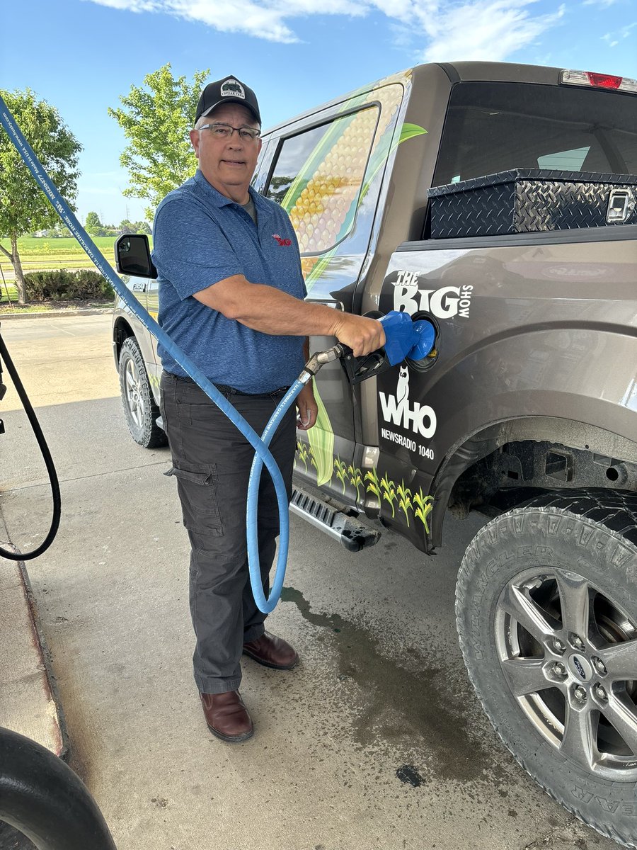 Fueling up the <a href="/iowa_corn/">Iowa Corn</a> truck to head to the <a href="/iowaspeedway/">Iowa Speedway</a> for The Big Show today! #IowaCorn350 #sponsored