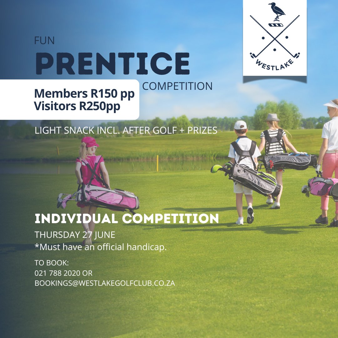 We are hosting a Prentice Competition, open to members and visitors, on Thursday, 27th June. This is during the school holidays, and all youngsters are invited to join us on the day. 

See the poster for all the details.