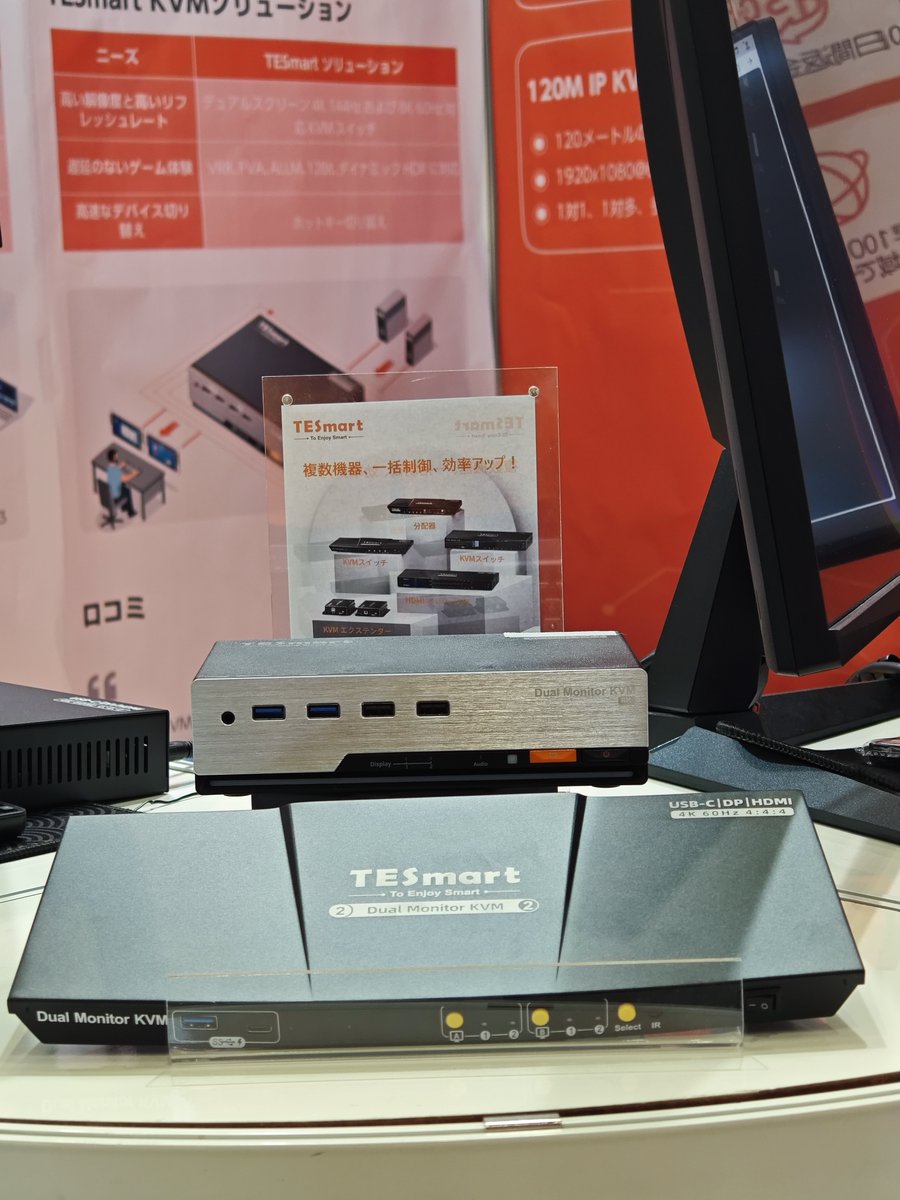 Tesmartjp's tweet photo. TESmartの創業から現在までの発展過程:基本性能から8K高解像度対応への進化、環境に配慮した素材の採用、デザインの最適化により、ユーザー体験と作業効率の向上に努めています。
未来に向けて継続的な研究開発を行っています。
#interop24 #DSJ24 #APPS24 #画像認識AI24 #KVMスイッチ #電撃発表 https://t.co/uEi99cFTeF