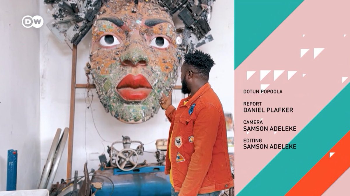 DanielPlafker's tweet image. Few artists go to work in heatproof welding masks and steel-toed boots. But for #Nigeria's Dotun Popoola, it's all part of the job: Drawing on #Yoruba metallurgy traditions to sculpt biting environmental critiques. 🇳🇬
Produced for DW with Samson Adeleke.
dw.com/en/the-nigeria…