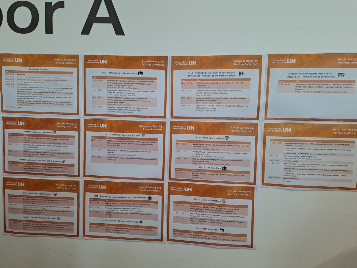 Learning and Teaching Conference at the University of Hertfordshire focusing on successful transitions. 
Introduced by Professor Helen Barefoot,  Director of CLASS.
#alwayslearning #UHLTC2024