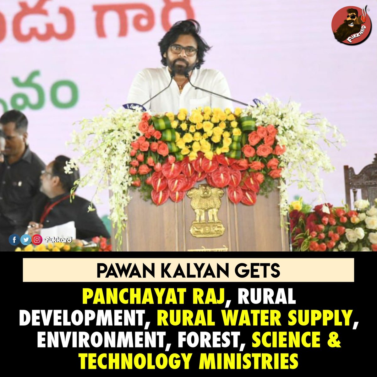Fukkard's tweet photo. Konidela Pawan Kalyan- Deputy Chief Minister of Andhra Pradesh 🔥 https://t.co/f4Dmkly3HB