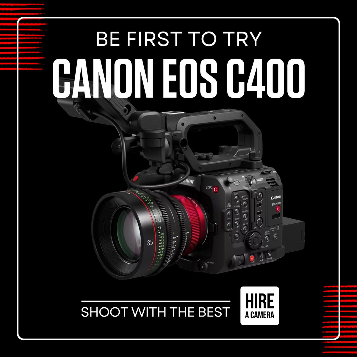 Hireacamera (@hireacamera) on Twitter photo Be First To Try: <a href="/CanonUKandIE/">Canon UK and Ireland</a> EOS C400.
This one's going to be popular! Join the waiting list to be first in line! hac.news/C400
#camerahire #camerarental #videography #videoshooters #canon #EOS #C400 #RF #filmmaker #cinecamera #CanonEOS Be First To Try: <a href="/CanonUKandIE/">Canon UK and Ireland</a> EOS C400.
This one's going to be popular! Join the waiting list to be first in line! hac.news/C400
#camerahire #camerarental #videography #videoshooters #canon #EOS #C400 #RF #filmmaker #cinecamera #CanonEOS