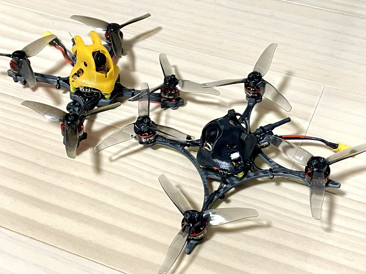 HakubaFPV's tweet photo. U99でレースやると結構面白いのでやっと2機目をビルド🔋バッテリーは7年物だけど😆 https://t.co/pgnwSHthOE
