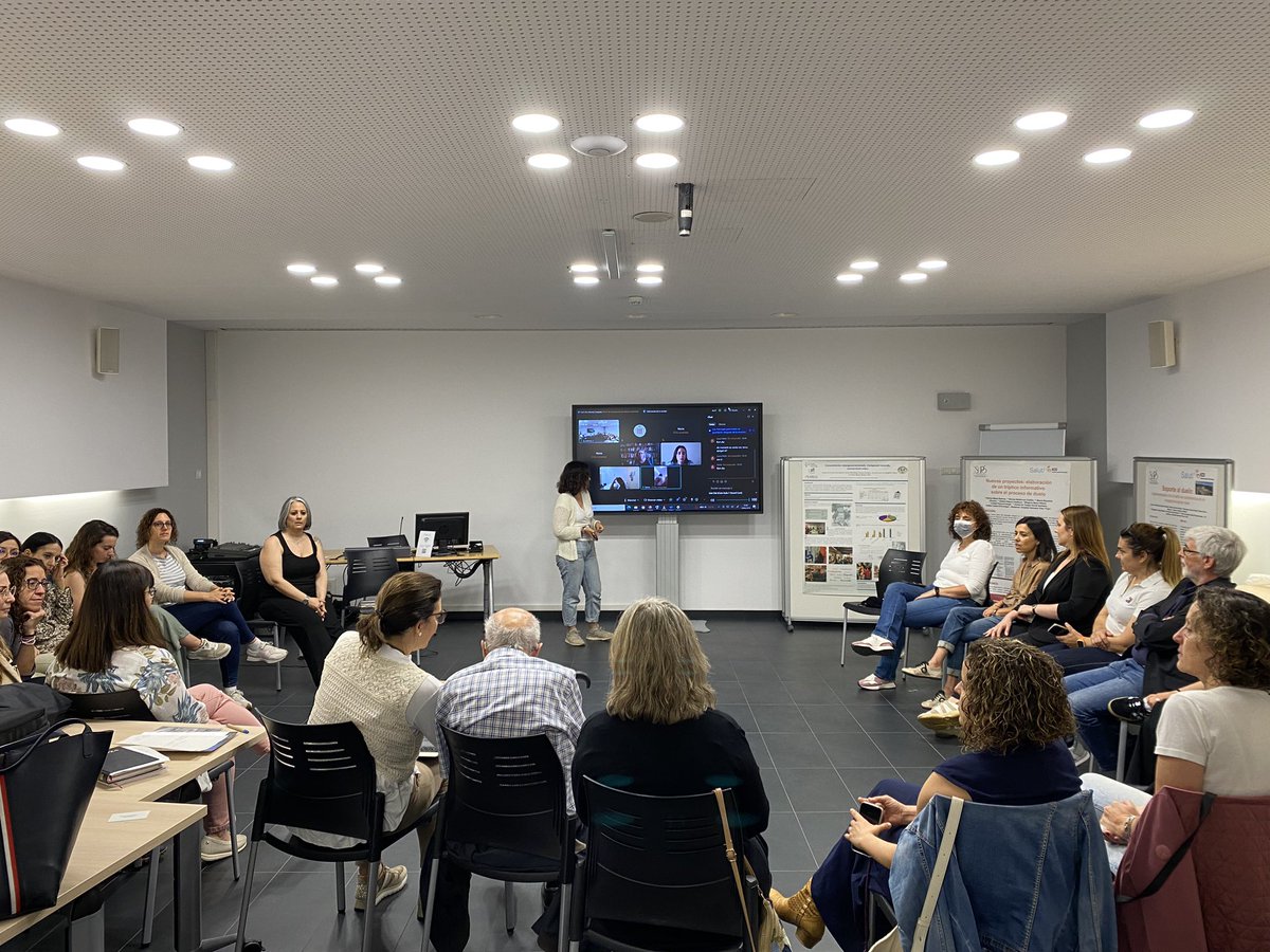 kruzsjulve's tweet photo. Jornada de cloenda del grup de Psicologia Pal·liativa @PScbcp de la @SCBCPal i el grup de @PsicooncologiaS  de la @SCBdOncologia. Es presenten pòsters de congressos durant aquest curs. Comptem amb el Dr Ramón Bayés, un dels impulsors del grup. Expertessa per continuar avançant https://t.co/cvBwlnzJaQ