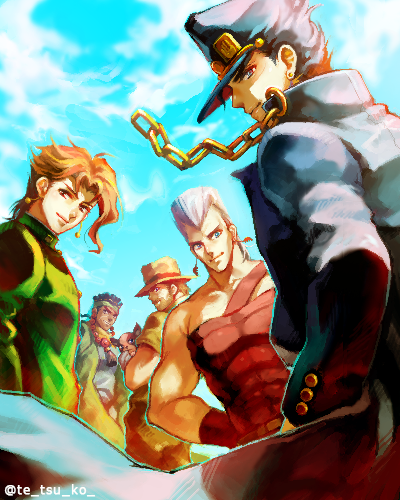 ジョジョ「私の2007年 ジョジョしか描いてなかったジョジョとニコニコで思い出いっぱい 」|てつこ/てつくずのイラスト