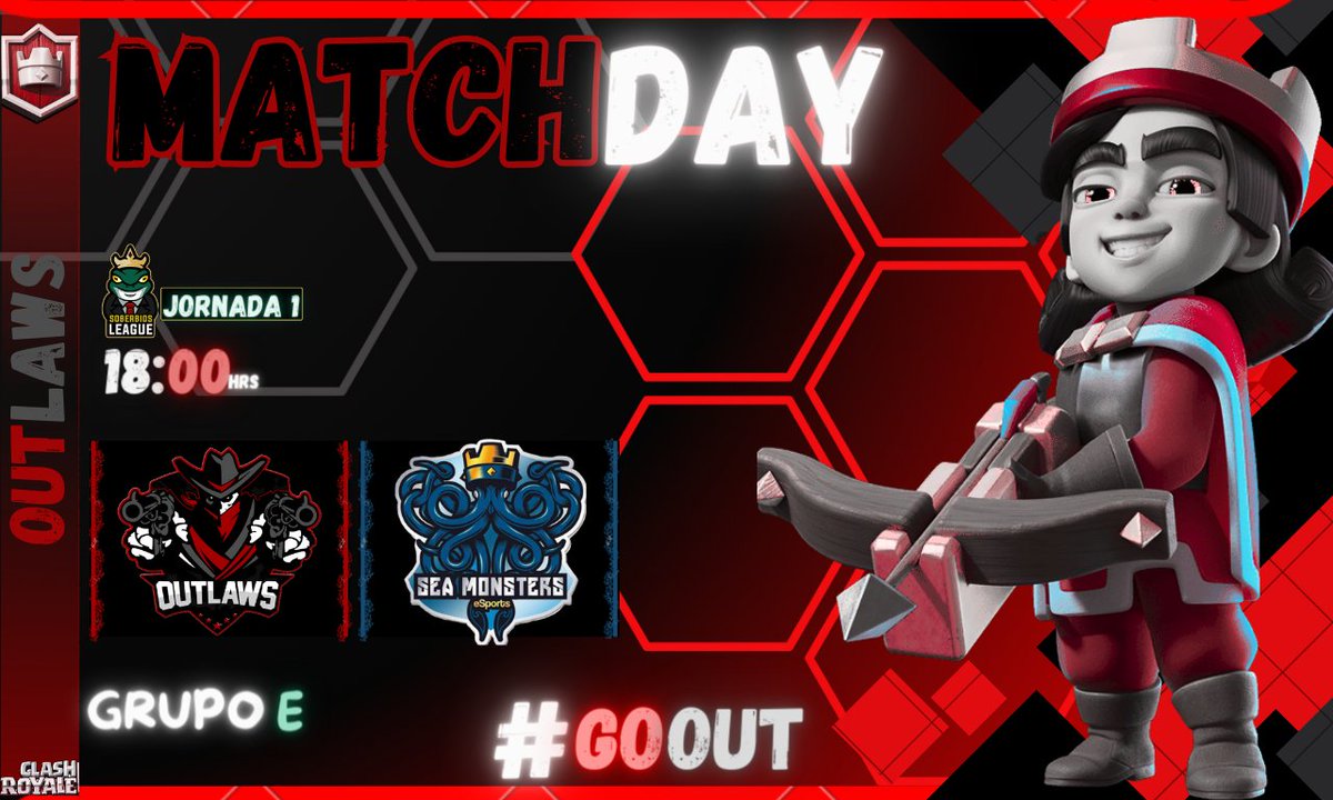 Outlaws (@outlawscrl) on Twitter photo 🏆<a href="/SoberbiosL_2024/">Soberbios League 🐸</a>
🆚<a href="/SeaM_eSports/">Sea Monsters eSports</a>
🎯JORNADA 1
⏰🇧🇷18:00
🎨<a href="/Steike_CR/">Steike™</a>
#clashroyale
Hoje os foras-da-lei farão a estreia no pântano e irão em busca de estrear com uma linda vitória
#GOOUT 🏆<a href="/SoberbiosL_2024/">Soberbios League 🐸</a>
🆚<a href="/SeaM_eSports/">Sea Monsters eSports</a>
🎯JORNADA 1
⏰🇧🇷18:00
🎨<a href="/Steike_CR/">Steike™</a>
#clashroyale
Hoje os foras-da-lei farão a estreia no pântano e irão em busca de estrear com uma linda vitória
#GOOUT