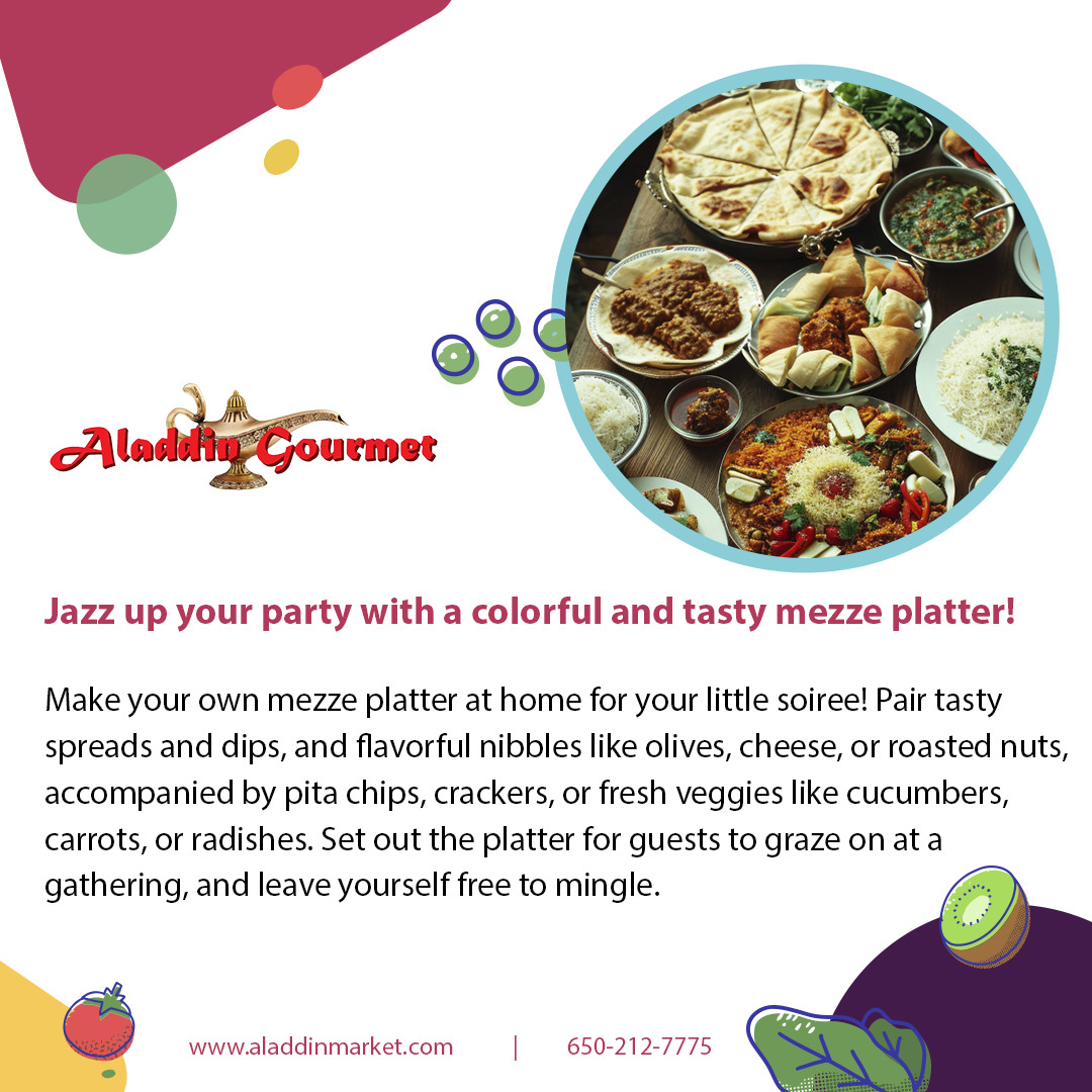 aladdingourmets's tweet photo. At #AladdinGourmet, embark on a culinary voyage through the heart of the Middle East! Indulge in the rich tapestry of flavors &amp; aromas as we bring you authentic dishes crafted with care &amp; tradition. 

Call (650) 212 7775 to order your catering needs online.

#AladdinGourmetMarket https://t.co/i588pVGqtE