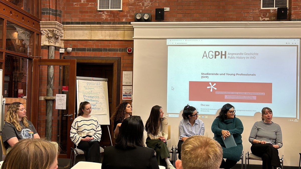 thomascauvin's tweet photo. And now a session with a and about PhD and post doctoral research in #PublicHistory at @qubpublichist conference https://t.co/uIm7S81wAY