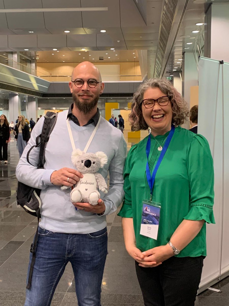 Congratulation Thomas <a href="/tvddr83/">ThomasVddr</a> !  Klaus the Koala is heading home to Leuven.  <a href="/magsvanderesch/">mags vanderesch</a> #EAHIL2024