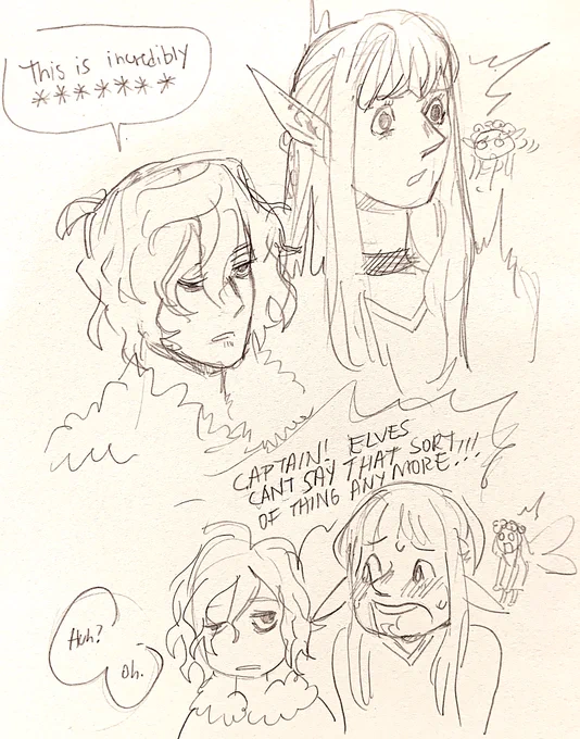 politically aware zoomer elf and the ossan she doesn't play about 