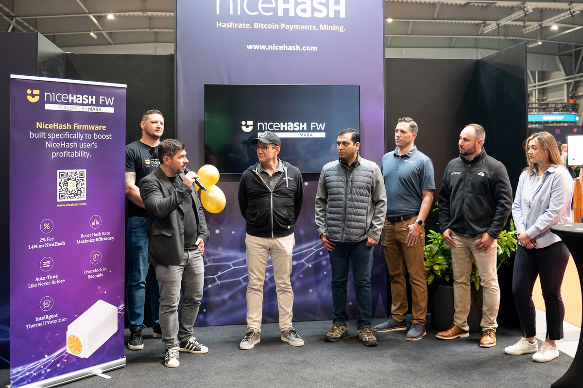 Looking forward to a great partnership together with NiceHash to leverage  @MarathonDH firmware optimized for the @NiceHashMining platform.