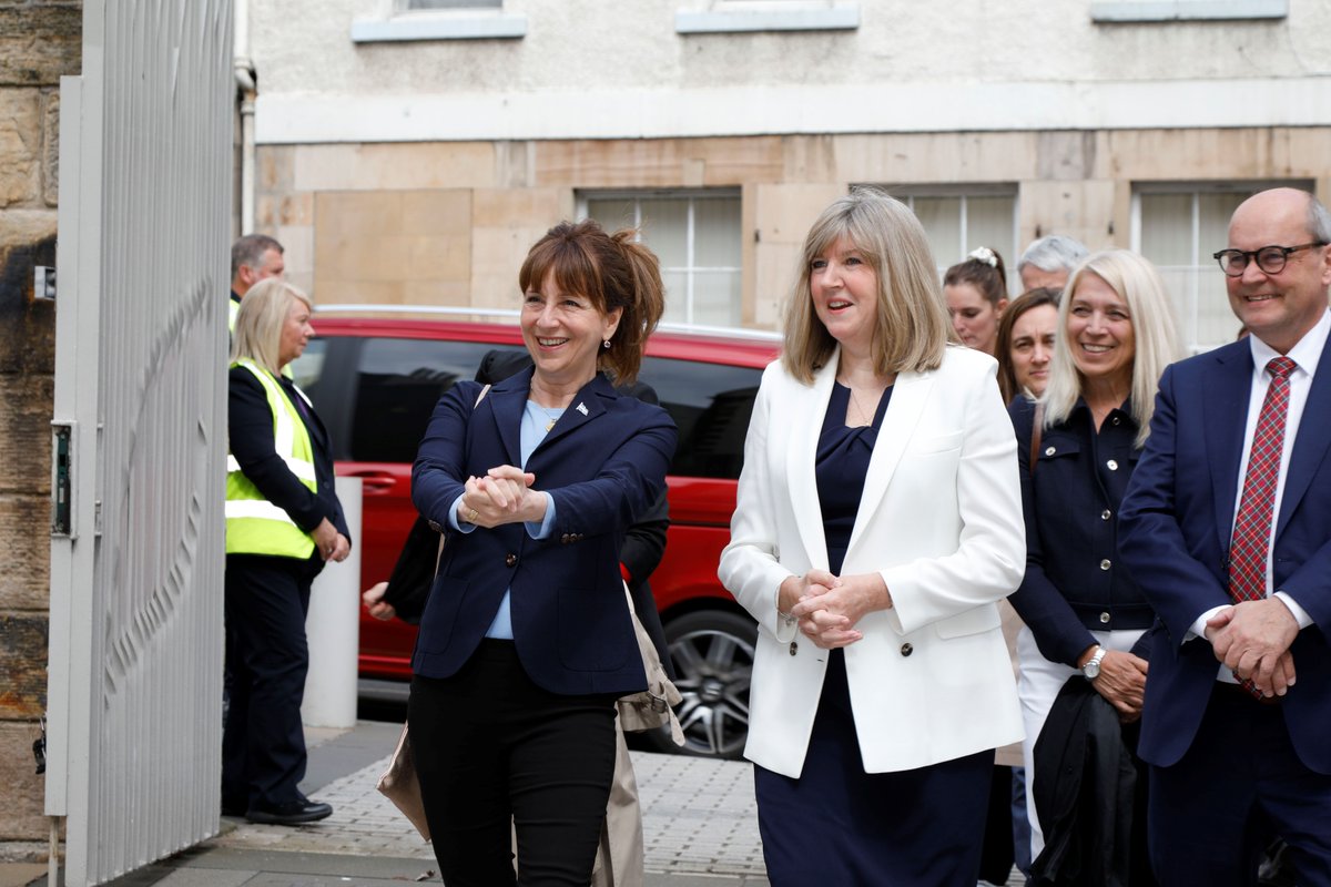 POScotParl's tweet image. A pleasure to welcome @NathalieRoyPres of @AssnatQc and her delegation to @scotparl. 

An opportunity to discuss areas of common interest between Scotland and Quebec, to learn from each other and to continue to grow the valued relationship between our institutions.