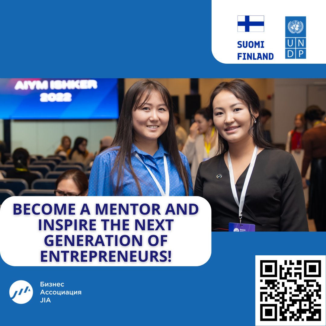 UNDP in the Kyrgyz Republic (@undpkg) on Twitter photo <a href="/Ulkoministerio/">MFA Finland 🇫🇮</a> <a href="/Dilshodaka78/">Dilshod Akbarov</a> <a href="/abdrakhmanova/">Ainagul</a> If you have experience and knowledge that you are willing to share with women entrepreneurs and youth, this initiative is for you!
Link for applications and more details about the mentorship programme can be found at
👉go.undp.org/ZHG <a href="/Ulkoministerio/">MFA Finland 🇫🇮</a> <a href="/Dilshodaka78/">Dilshod Akbarov</a> <a href="/abdrakhmanova/">Ainagul</a> If you have experience and knowledge that you are willing to share with women entrepreneurs and youth, this initiative is for you!
Link for applications and more details about the mentorship programme can be found at
👉go.undp.org/ZHG