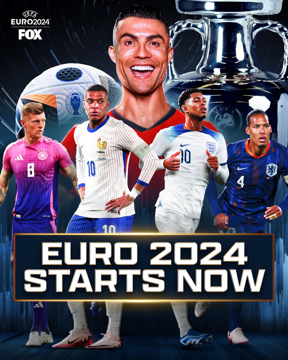 TODAY IS THE DAY 🔥

EURO 2024 is officially HERE 🙌🏆
