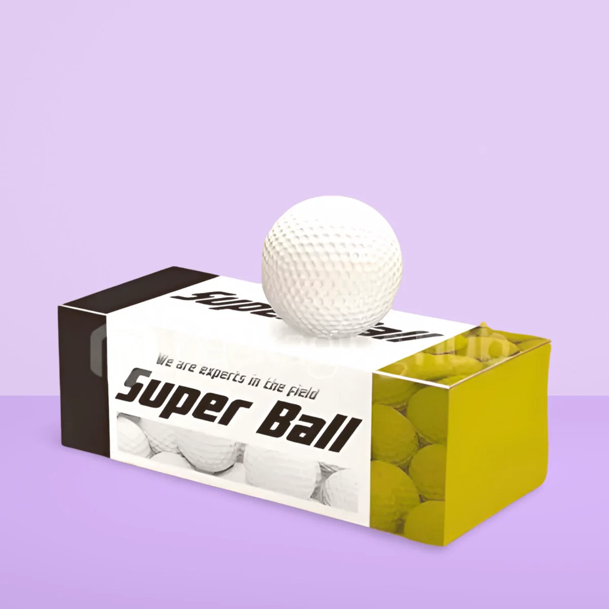 black white and reddish-brown color custom golf ball boxes