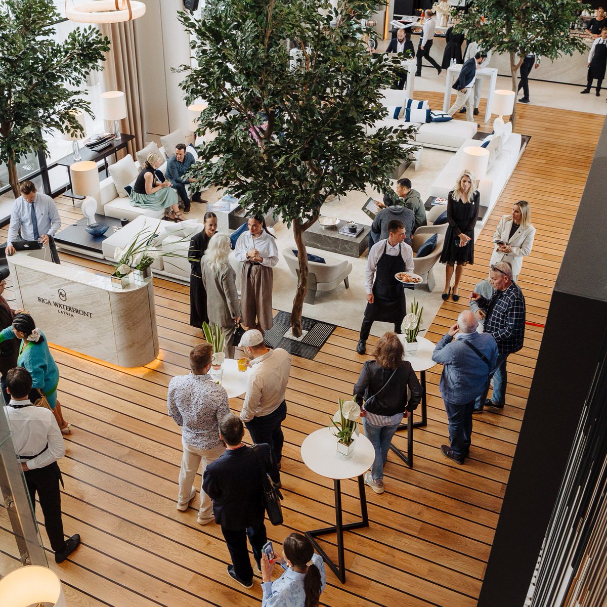 rigawaterfront's tweet photo. Moments captured from the vibrant Courtyard Residences sales launch event. Apartments available for purchase.
Learn more: https://t.co/ilUUByV4lJ
#courtyardresidences #andrejsala #luxurylifestyle #apartments #residences https://t.co/minXrBDYw9
