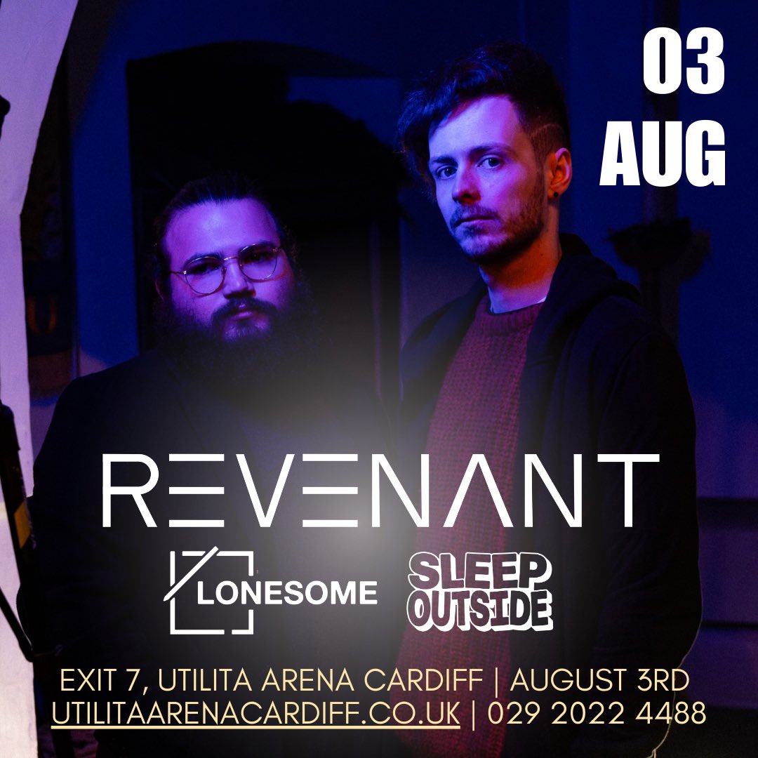 REVENANT (@revenantwales) on Twitter photo // EXIT 7 // ON SALE NOW //
Tickets for our headline show August 3rd in Exit 7 <a href="/UtilitaArenaCDF/">Utilita Arena Cardiff</a> is on sale now!
Ticket link: linktr.ee/revenantwales // EXIT 7 // ON SALE NOW //
Tickets for our headline show August 3rd in Exit 7 <a href="/UtilitaArenaCDF/">Utilita Arena Cardiff</a> is on sale now!
Ticket link: linktr.ee/revenantwales