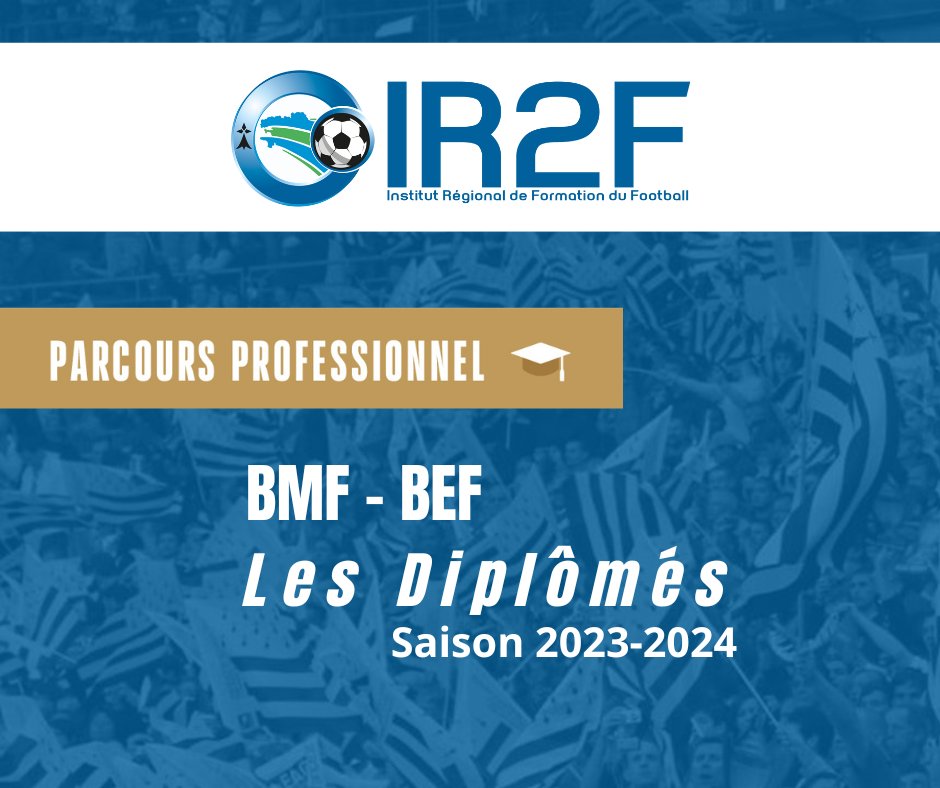 [FORMATIONS]
Les diplômés du BMF et du BEF 2023/2024 sont connus : url-r.fr/MOYLv

L’IR2F Bretagne félicite chacun(e) d’eux(elle) pour leur réussite et l’obtention de leur diplôme.

<a href="/DistrictFoot35/">District 35</a>