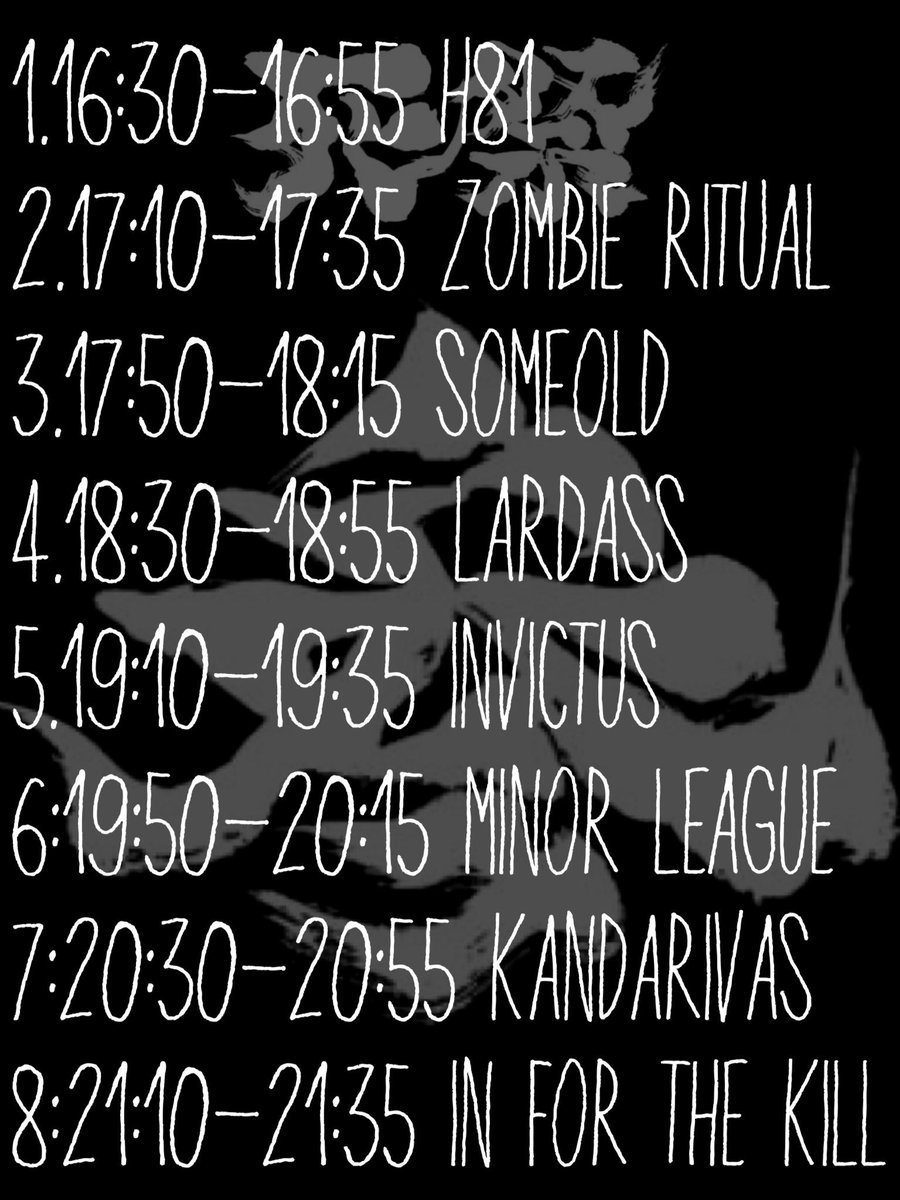 bob_shc's tweet photo. 🔥いよいよ🔥
6/15(sat)@町田classix
H81 presents
"死祭 参"
~IN FOR THE KILL 
"BRANDED TO KILL~
Release Party

IN FOR THE KILL
MINOR LEAGUE
Zombie Ritual
SOMEOLD
KANDARIVAS
LARDASS
INVICTUS(長野)
H81

Food ﾎﾞﾌﾞｽﾞｷｯﾁﾝ
Shop TORANOCO

open/start 16:00/16:30 https://t.co/zxgWvYIRrv