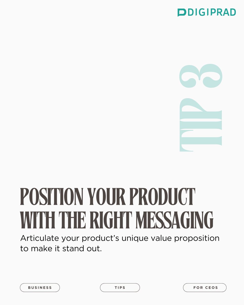 digiprad's tweet photo. The strategies you use when launching your products tells a lot about your brand.

Which is why you need to utilize these essential tips to gain a successful product launch!
#GoToMarket #ProductLaunch #BusinessStrategy #MarketingTips https://t.co/94tVL7jruw