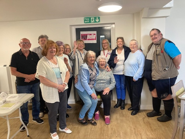 JustStraightTal's tweet photo. #sayhellodudley Happy Bunch yesterday at the Coffee Morning, helping to increase connections and conversations to #EndLoneliness #LonelinessAwarenessWeek @dudleymbc #PlatformJST https://t.co/smnEDyrIEN