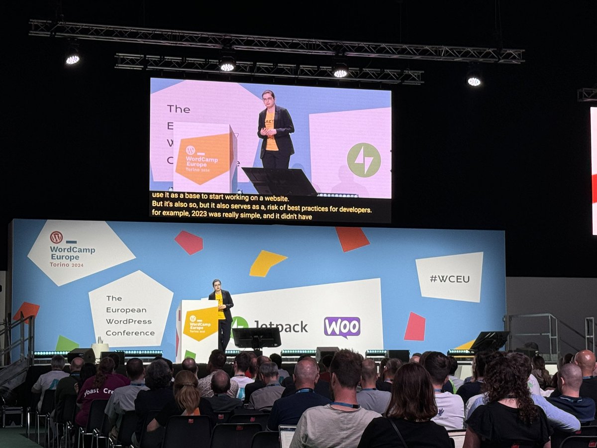 vapvarun's tweet photo. Discussing the use case of the default theme at WordCamp Europe! It's more than just a theme—it's a showcase of the latest WordPress features. #WCEU #WordCampEurope #DefaultTheme #NewFeatures https://t.co/QkYXP4csiC
