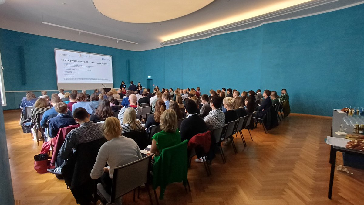 KI in der Evidenzsynthese - klingt wie ein Nischenthema, aber die Nische ist groß (und wichtig): Rund hundert Teilnehmende im heutigen #Methodenforum der CDS zum Thema! #Cochrane
