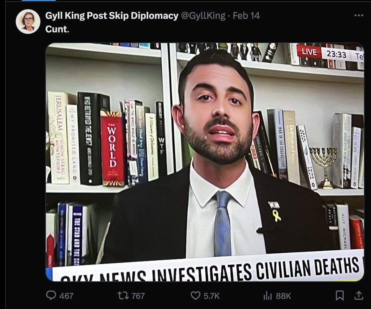 BobbyPotter2022's tweet photo. @GyllKing You appear to be an abusive anti-semite.

I'll be reportimng a lot of these.

There's no place for your bile on this planet.

https://t.co/9gNcYTWRyC https://t.co/rKUEpDyQ8q