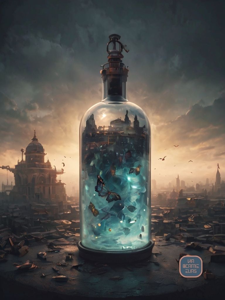 CamieElias's tweet image. #worldinabottle #visualprompt #3