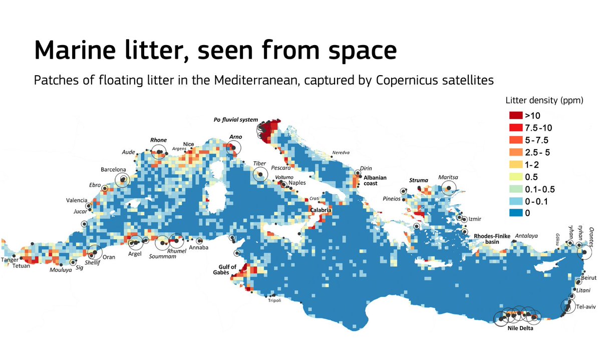 EU_ScienceHub (@eu_sciencehub) on Twitter photo Good news: we can use satellites to find marine litter.
The size of the ocean makes it difficult to monitor pollution, but our scientists discovered they can use <a href="/CopernicusEU/">Copernicus EU</a> imagery to locate patches of floating trash.
Read the news: europa.eu/!xxpPDd Good news: we can use satellites to find marine litter.
The size of the ocean makes it difficult to monitor pollution, but our scientists discovered they can use <a href="/CopernicusEU/">Copernicus EU</a> imagery to locate patches of floating trash.
Read the news: europa.eu/!xxpPDd