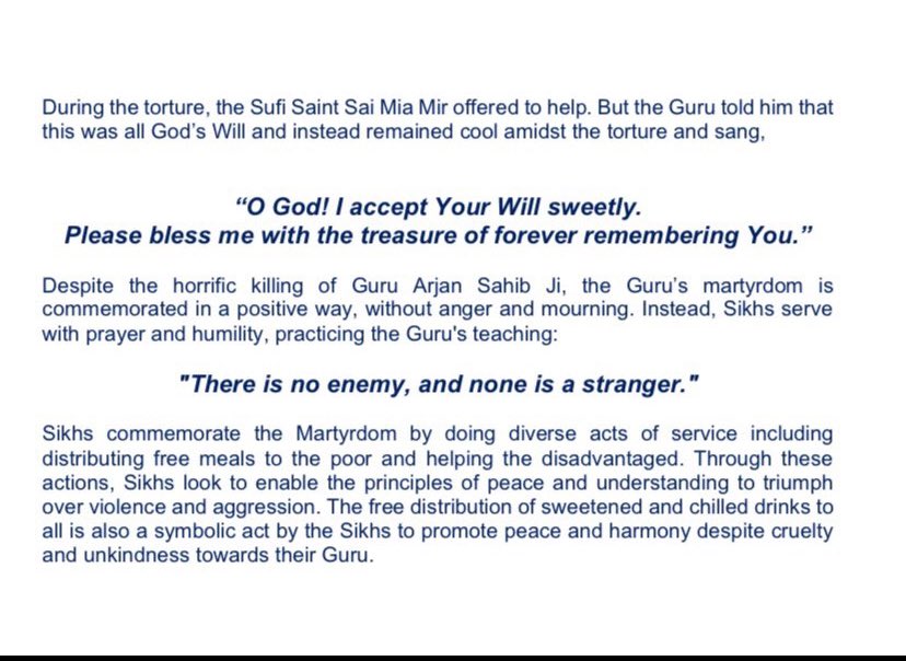 Commemorating the Martyrdom of Guru Arjan Dev ji.🙏🏻🙏🏻🙏🏻