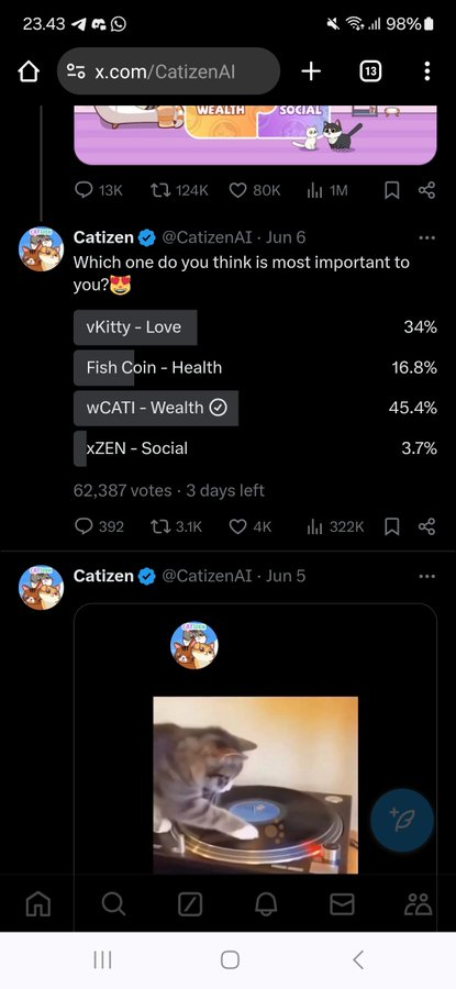 Ductam58's tweet photo. @CatizenAI why vKitty ????? https://t.co/wn1DdxLycp
