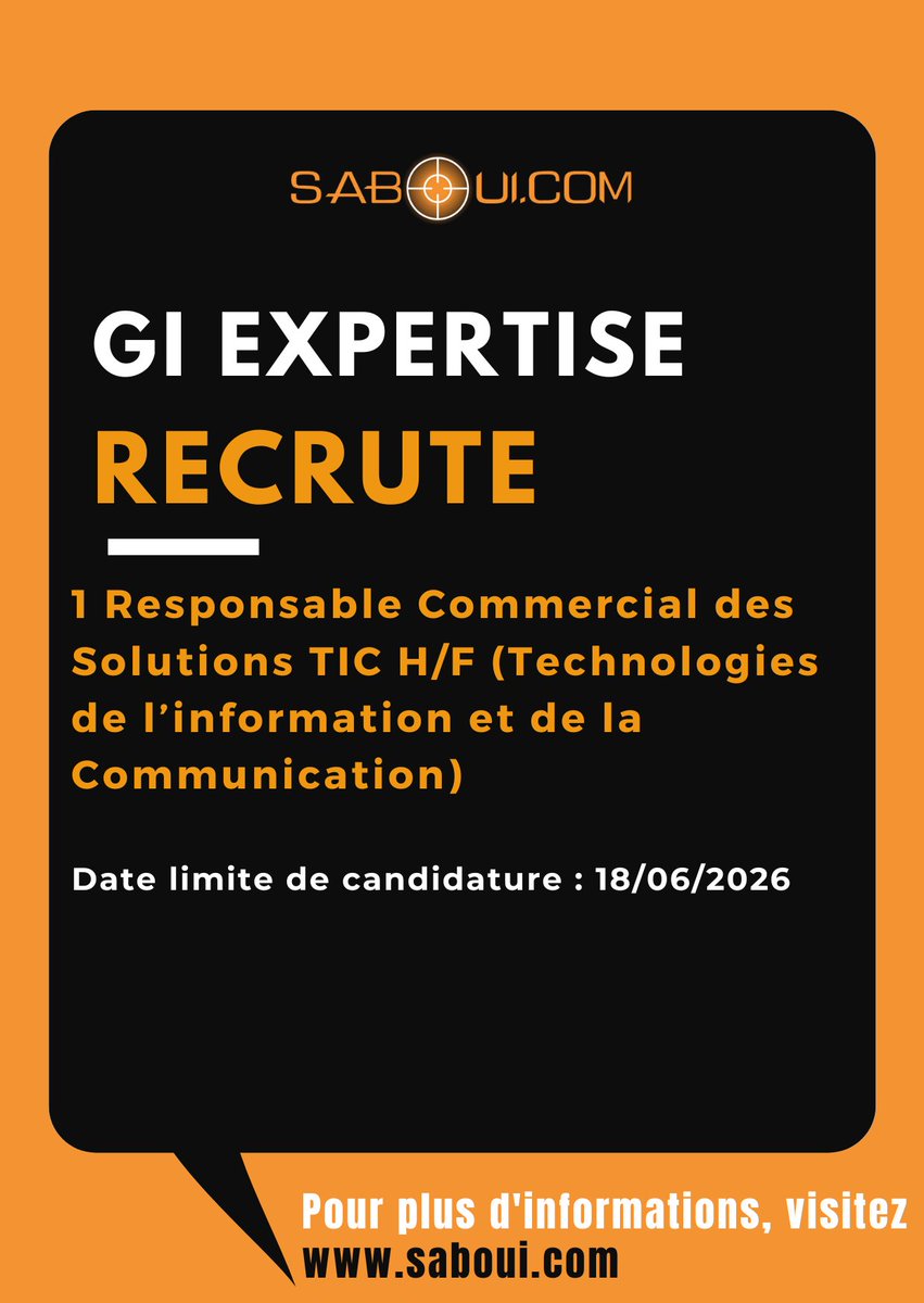 Offres d'emplois et Opportunités d'affaire tweet media