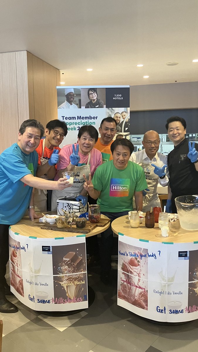 hiltonnagoyacon's tweet image. たくさんのチームメンバーの笑顔が見られたチームメンバーアプリシエーションウィーク✨
最終日の6/14(金)はシェイクスタンドとキャンドル作り教室を開催しました✨✨

#ヒルトン名古屋 #TMAW2024 #WeAreHilton #WeAreHospitality