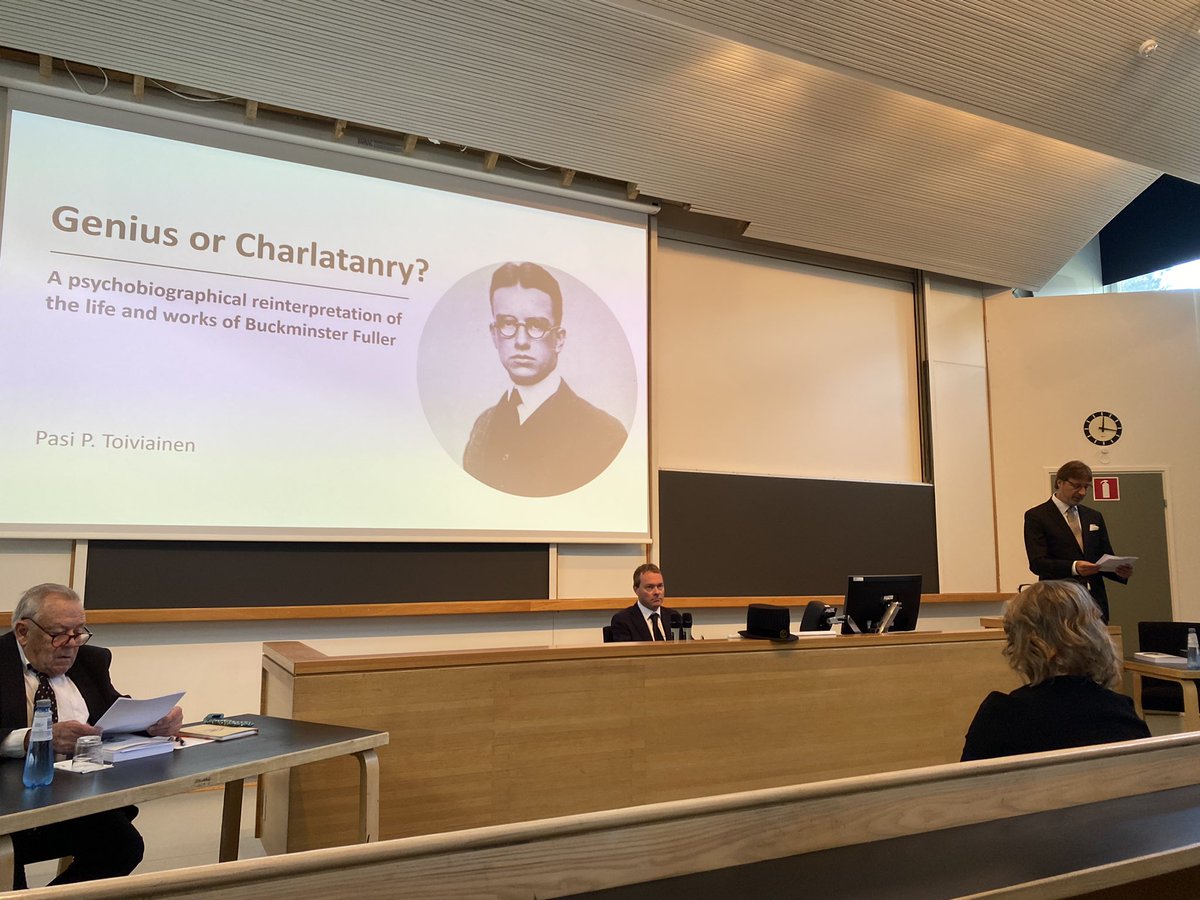 AaltoDoArch's tweet photo. Arkkitehti Pasi Toiviainen väittelee Buckminster Fullerista: Nero vai huijari?
@AaltoARTS https://t.co/lb2zt1Y1FP