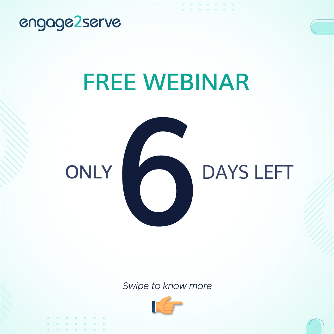 Engage2Serve's tweet photo. Join us in 6 days to learn proven strategies for supercharging your university's alumni engagement.  Limited spots available, so register now and don't miss out!

Hurry up to Register Now: https://t.co/Rn4boNx3P0

#AlumniNetwork #webinar #alumni #universities #highereducation https://t.co/aUT2mrypuP