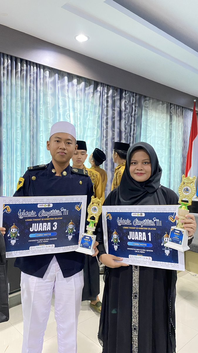 anandaadii_'s tweet photo. Juara 3 Nasyid Competition Tingkat Provinsi Sumatera Selatan.

Ini waktu bulan puasa kemarin, telat sedikit guys! https://t.co/57jcbAmQvd