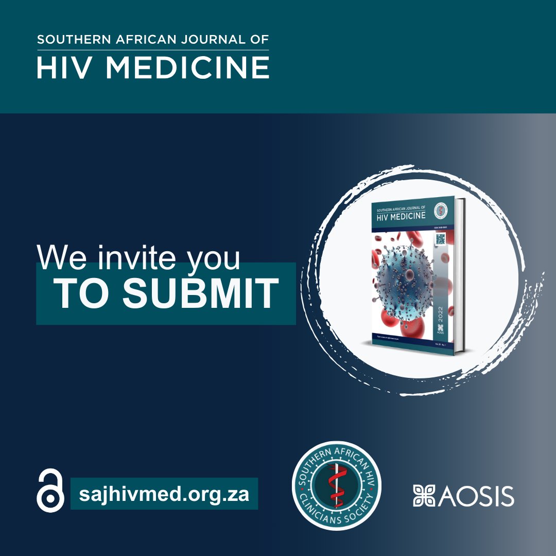 Ezintsha (@ezintsha) on Twitter photo Invitation to submit your work to the open-access ‘Southern African Journal of HIV Medicine’ at sajhivmed.org.za/index.php/hivm…, where we serve as an Editorial Board Member. We provide constructive feedback and a swift response.
<a href="/_AOSIS/">AOSIS</a> <a href="/SAHIVSoc/">Southern African HIV Clinicians Society (SAHCS)</a>
#HIVMedicine #AOSIS Invitation to submit your work to the open-access ‘Southern African Journal of HIV Medicine’ at sajhivmed.org.za/index.php/hivm…, where we serve as an Editorial Board Member. We provide constructive feedback and a swift response.
<a href="/_AOSIS/">AOSIS</a> <a href="/SAHIVSoc/">Southern African HIV Clinicians Society (SAHCS)</a>
#HIVMedicine #AOSIS