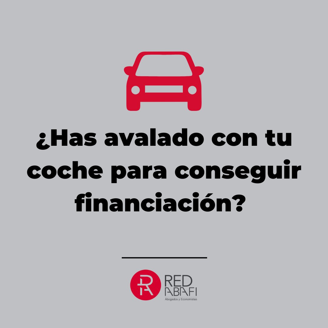 ❗¿Has avalado con tu coche para conseguir financiación?

Nuestra compañera María Ángeles Álvarez García, experta en derecho de los consumidores, nos explica qué hay detrás de esta práctica en muchos casos y cómo proteger nuestros derechos.

➕  redabafi.es/has-avalado-co…