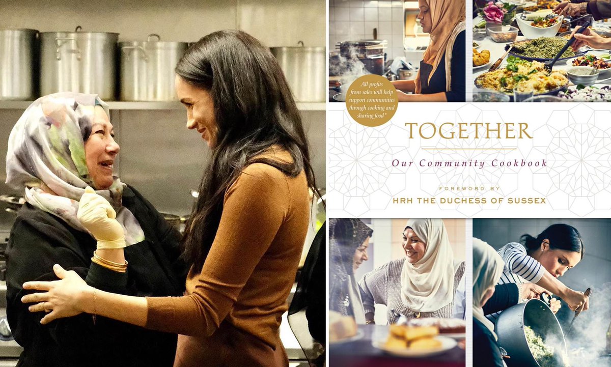 duchessofpoms's tweet photo. It’s 7 years today wow! Remembering all those who lost their lives in the Grenfell Tower fire. And thank you to #MeghanMarkle , the American wife of Prince Harry who stepped in to help create the Grenfell community’s “Together Cookbook”. 

Over and above all profits going directly to the community affected by Grenfell, the recipes are top notch 🤌 

If you haven’t already gotten your copy 👇

Together:%20Our%20Community%20Cookbook%20https%3A//amzn.eu/d/hzn1I0H