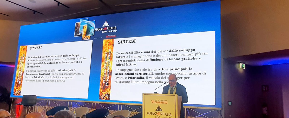 La sostenibilità tra i temi fondanti del VI Congresso e tra i driver dello sviluppo futuro. Un impegno che vede in prima linea le Associazioni territoriali di <a href="/manageritalia/">Manageritalia</a> e <a href="/prioritalia/">Prioritalia</a>, il veicolo dei manager per valorizzare il loro impegno nella società. #IlFuturoCheVogliamo