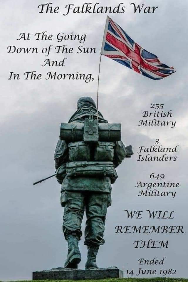 Lest we forget 🙏🏻
#Faulklands #LestWeForget #Freedom