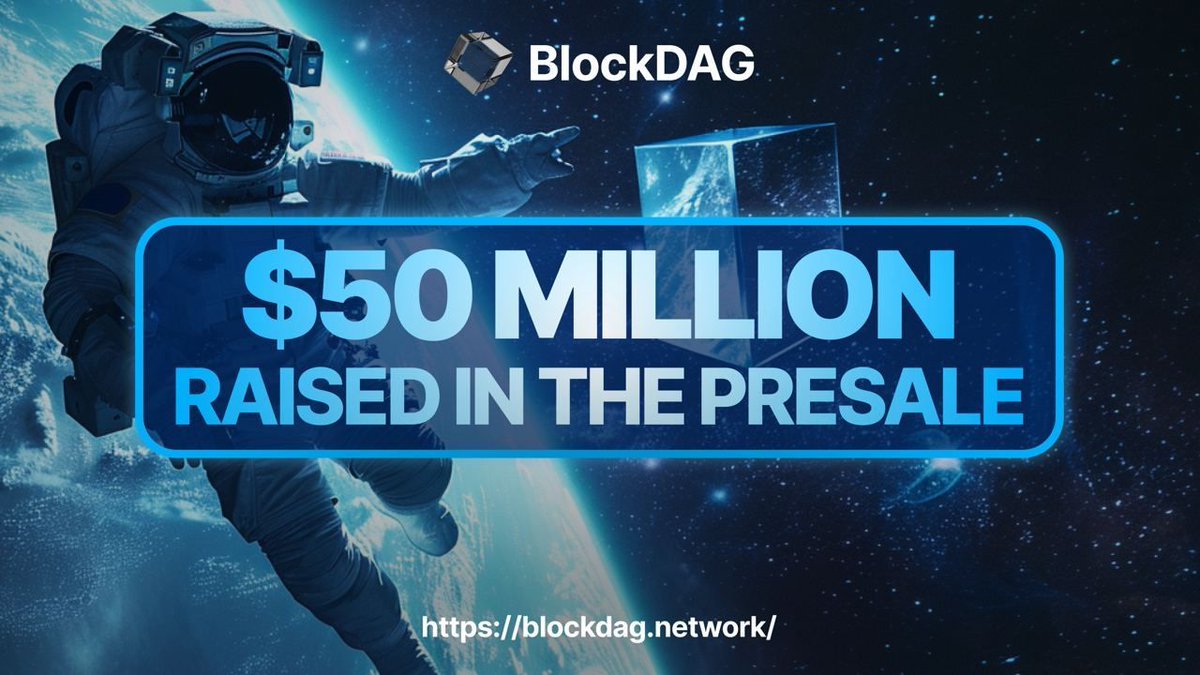 🚀 We’ve reached a breathtaking $50 million in our presale! 🚀

🙏Thanks to your belief and investment, we're setting new benchmarks in the blockchain space. Let's keep this incredible energy flowing!⚡️

purchase2.blockdag.network