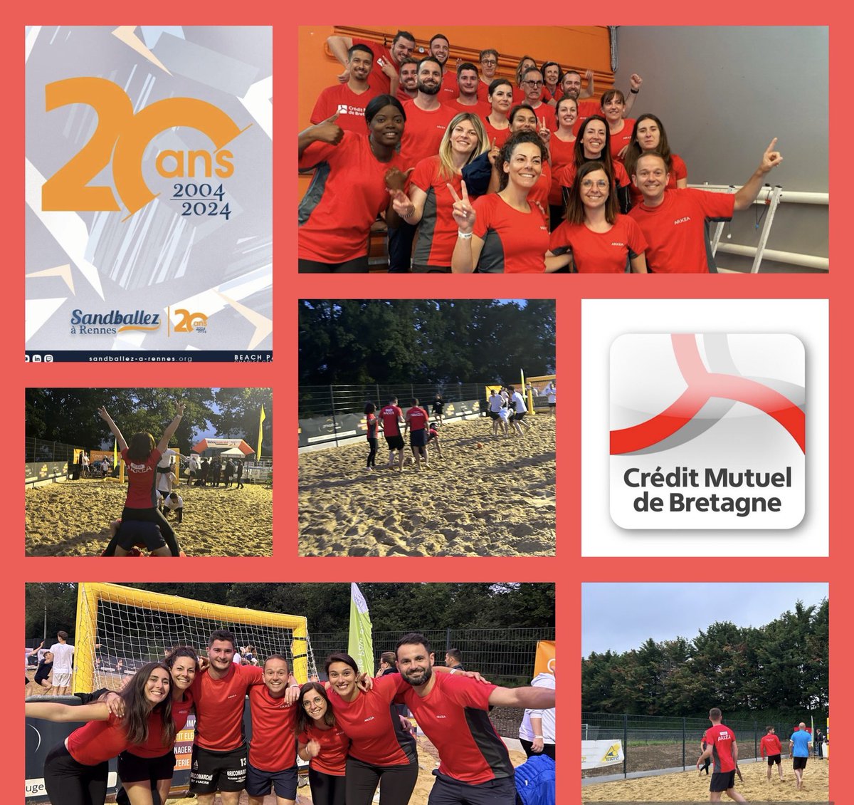 Un peu de pluie, beaucoup de bonne humeur et 3 belles équipes motivées pour le challenge inter-entreprises de ce 20 eme <a href="/sandballez/">Sandballez à Rennes</a>. Un joli moment de partage et de cohésion!
<a href="/JohanneCOM3/">Joh🅰️nne COM</a> <a href="/CMBretagne/">CMBretagne</a>