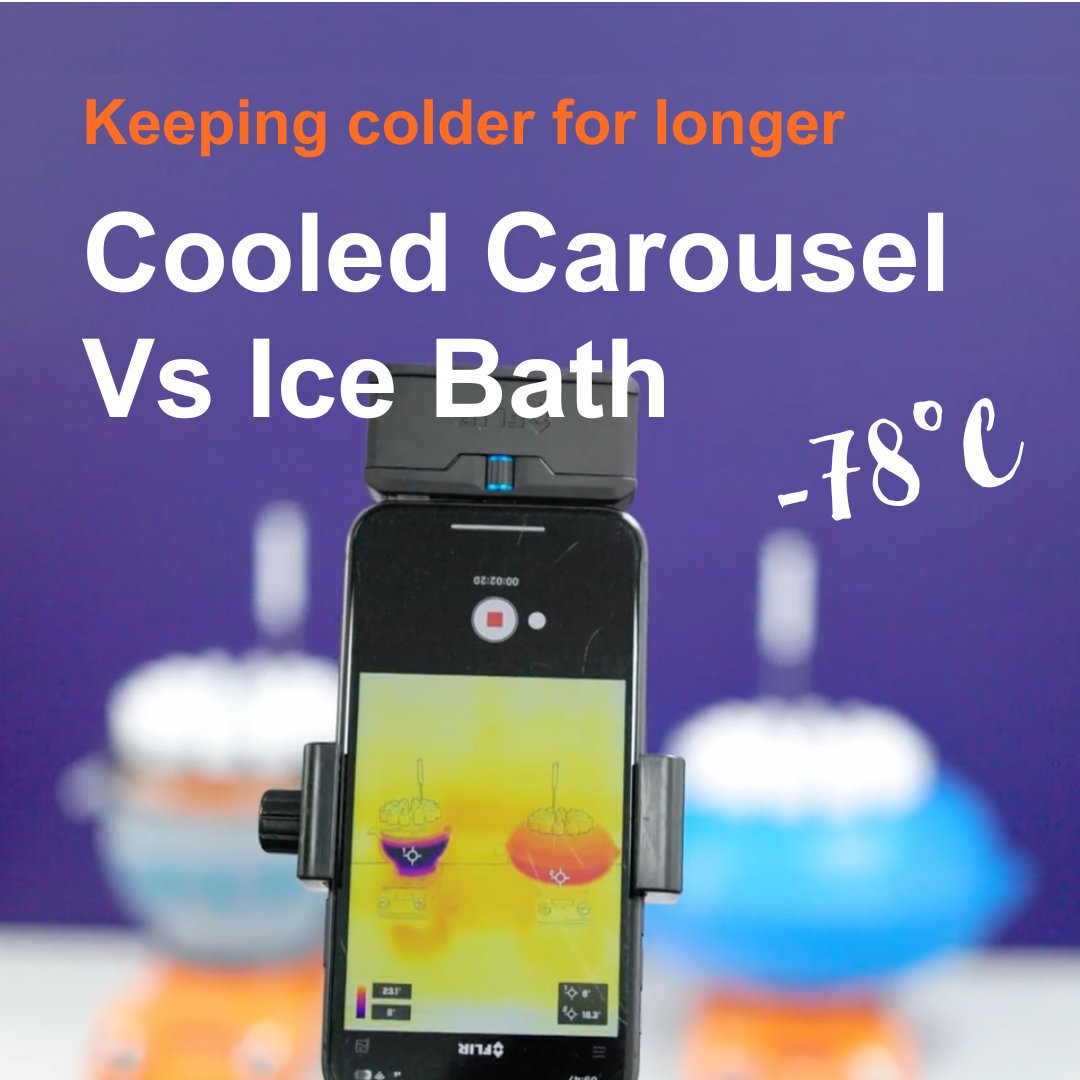 Radleys's tweet photo. Watch the video to see how the Cooled Carousel keeps your parallel reactions colder for longer: https://t.co/z3gBRs77Jb
#coldchemistry #realtimechem #dryice #lowtemperaturechemistry #combichem https://t.co/z3B6yOkUyk