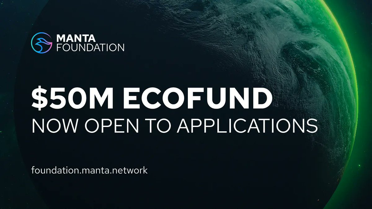 KoinSaati's tweet photo. #Manta Vakfı, önde gelen blok zincir projelerinden oluşan ve gelişen bir ekosistemi teşvik etmeyi amacıyla oluşturulan #EcoFund’ı başlattı.
50 milyon dolarlık program, 15 Haziran'dan itibaren bir yıl boyunca sürecek ve doğrudan yatırımlar (35 milyon dolar), hibe programı, (10 milyon dolar) etkinlikler ve hackathon'lar (5 milyon dolar) için kullanılacak.