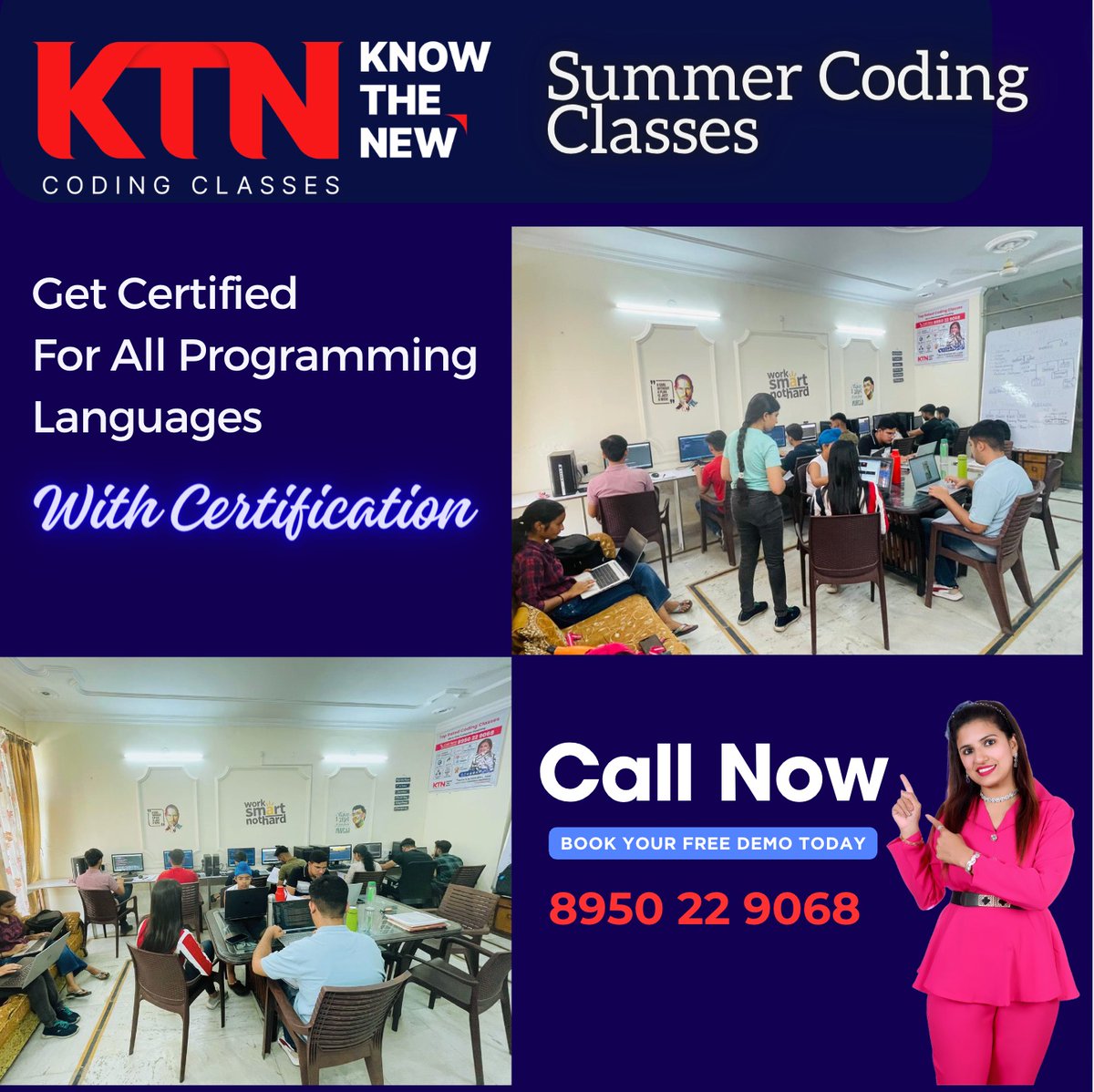 knowthenewviral's tweet image. Boost your coding skills this summer at KnowTheNew!
Get certified in all programming languages with our expert-led courses.
Hands-on learning Certification included Interactive lessons
Book your FREE demo today! 📞 8950 22 9068
#SummerCoding #KnowTheNew #LearnToCode #GetCertified